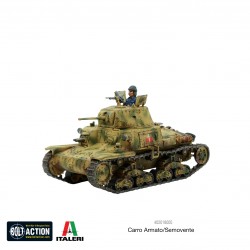 Italian Carro Armato/Semovente WWII 28mm 1/56th (no box) WARLORD GAMES