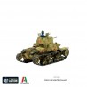 Italian Carro Armato/Semovente WWII 28mm 1/56th (no box) WARLORD GAMES