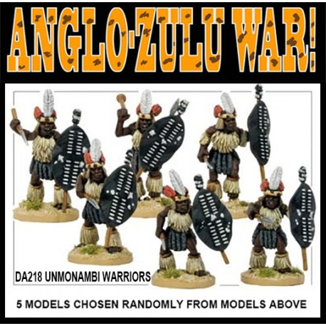 Zulu Unmonambi Warriors (Regiment) 28mm Anglo-Zulu War WARGAMES FOUNDRY ...