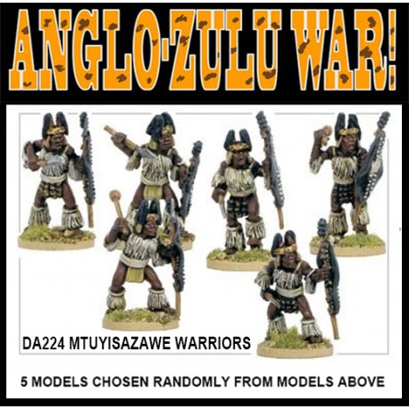 Zulu Mtuyisazawe Warriors (Regiment) 28mm Anglo-Zulu War WARGAMES FOUNDRY