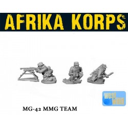 German Africa Korps MG42 MMG Team 28mm WWII WESTWIND
