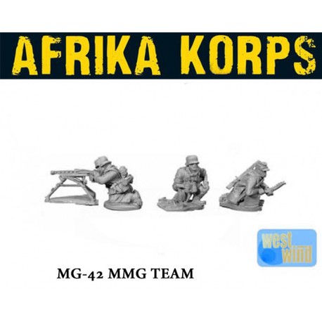 German Africa Korps MG42 MMG Team 28mm WWII WESTWIND