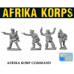 German Africa Korps Command Team 28mm WWII WESTWIND