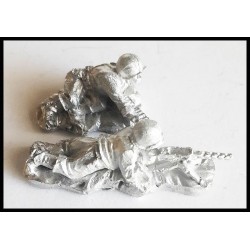 American U.S. Paratroopers .30cal Team A 28mm WWII WESTWIND