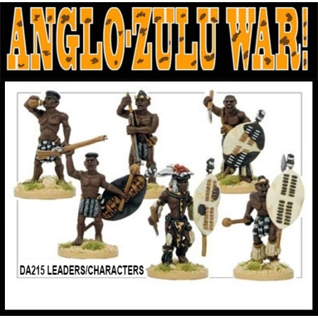 Zulu Leaders/Characters 28mm Anglo-Zulu War WARGAMES FOUNDRY