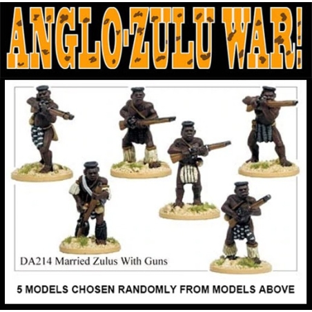 Married Zulus with Guns 28mm Anglo-Zulu War WARGAMES FOUNDRY