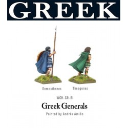 Greek Generals Demosthenes and Theagenes 28mm Ancient Greek WARLORD GAMES