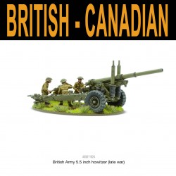 British Army 5.5 inch Howitzer (Late War) 28mm WWII WARLORD GAMES