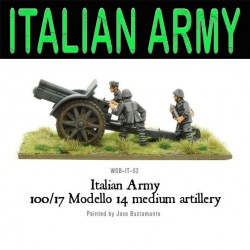 Italian Army 100/17 Modello 14 medium artillery 28mm WWII WARLORD GAMES