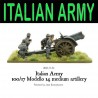 Italian Army 100/17 Modello 14 medium artillery 28mm WWII WARLORD GAMES