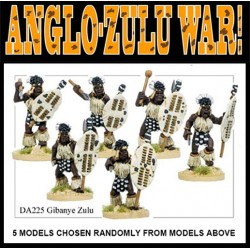 Gibanye Zulu Warriors 28mm Anglo-Zulu War WARGAMES FOUNDRY