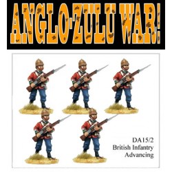 British Infantry Advancing Anglo-Zulu War FOUNDRY MINIATURES