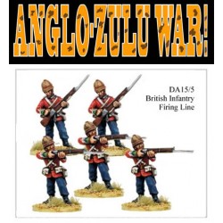 British Infantry Firing Line Anglo-Zulu War FOUNDRY MINIATURES