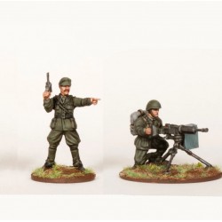 Italian Upgrade (MG & Officer) Sprue 28mm WWII WARGAMES ATLANTIC