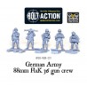 German 88mm Flak 36 gun crew WARLORD GAMES