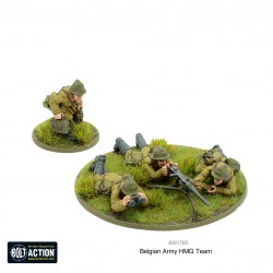 Belgian Army HMG team 28mm WWII WARLORD GAMES