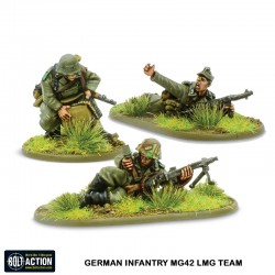 German Infantry MG42 LMG Team 28mm WWII WARLORD GAMES
