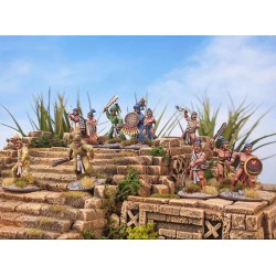 Aztec Warriors  box set (30) 28mm WARGAMES ATLANTIC