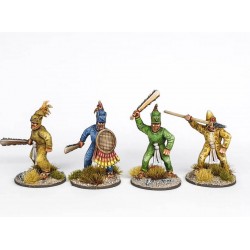 Aztec Warriors  box set (30) 28mm WARGAMES ATLANTIC