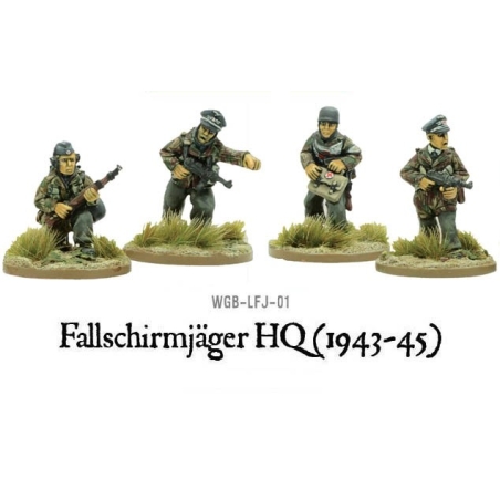 German Fallschirmjager HQ (1943-45) 28mm WWII WARLORD GAMES