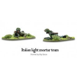 Italian Airborne Light Mortar Team 28mm WWII WARLORD GAMES