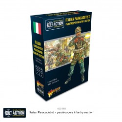 Italian Paracadutisti paratrooper infantry section 28mm WWII WARLORD GAMES