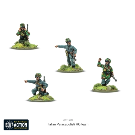 Italian Italian Paracadutisti HQ (Paratroopers) 28mm WWII WARLORD GAMES