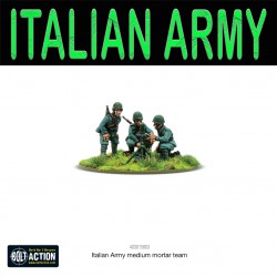Italian Army medium mortar team 28mm WWII WARLORD GAMES