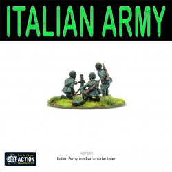 Italian Army medium mortar team 28mm WWII WARLORD GAMES