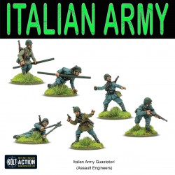 Italian Army Guastatori (Assault Engineers) Group 28mm WWII WARLORD GAMES
