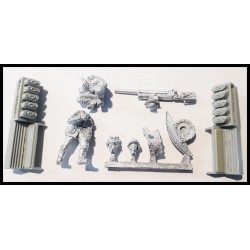 German 251/10 half-track (3.7cm PaK)  Upgrade Kit 28mm WWII WARLORD GAMES