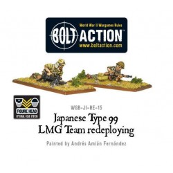 Imperial Japanese Type 99 LMG Team Redeploying WARLORD GAMES