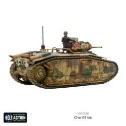 French Char B1 bis tank WWII 28mm 1/56th (no box) WARLORD GAMES