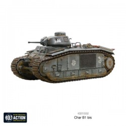 French Char B1 bis tank WWII 28mm 1/56th (no box) WARLORD GAMES