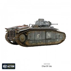 French Char B1 bis tank WWII 28mm 1/56th (no box) WARLORD GAMES