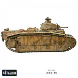 French Char B1 bis tank WWII 28mm 1/56th (no box) WARLORD GAMES