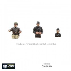 French Char B1 bis tank WWII 28mm 1/56th (no box) WARLORD GAMES