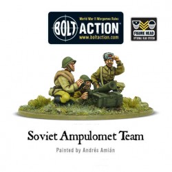 Russian Soviet Ampulomet Team Anti-tank 28mm WWII WARLORD GAMES