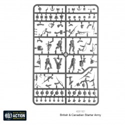 British & Canadian Army (1943-45) Starter Army box set 28mm WWII WARLORD GAMES