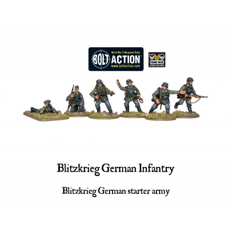 Blitzkrieg German Starter Army box set 28mm WWII WARLORD GAMES ...