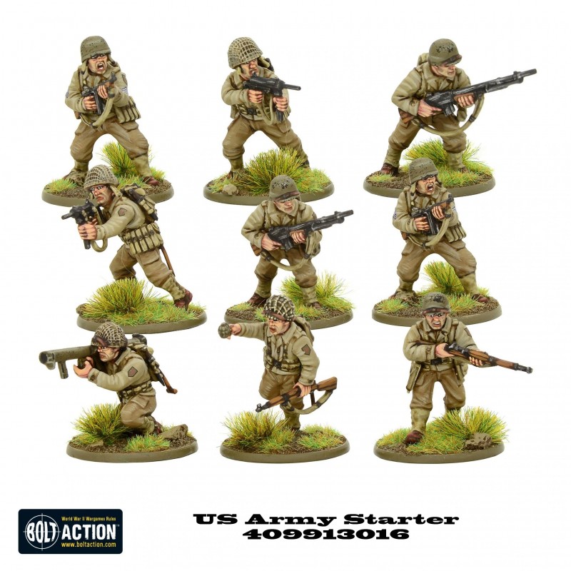 US Army starter army box set 28mm WWII WARLORD GAMES - Frontline-Games