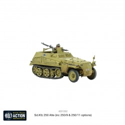 German Sd.Kfz 250 (Alte) Half-Track (Options For 250/1, 250/9 & 250/11 Variants)  WWII 28mm 1/56th (no box) WARLORD GAMES