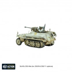 German Sd.Kfz 250 (Alte) Half-Track (Options For 250/1, 250/9 & 250/11 Variants)  WWII 28mm 1/56th (no box) WARLORD GAMES