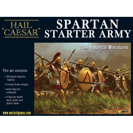 Spartan Starter Army box set 28mm GREEK ANCIENTS HAIL CAESAR WARLORD GAMES