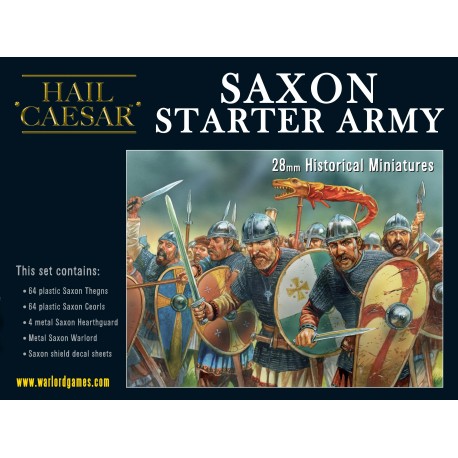 Saxon Starter Army box set 28mm DARK AGES ANCIENTS HAIL CAESAR WARLORD GAMES