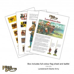 Landsknechts Starter Army box set 28mm PIKE & SHOTTE WARLORD GAMES