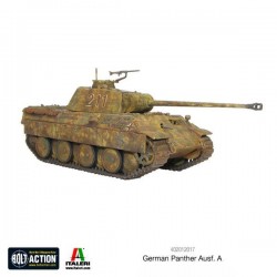 German PzKpfw V Panther Medium Tank WWII 28mm 1/56th (no box) WARLORD GAMES