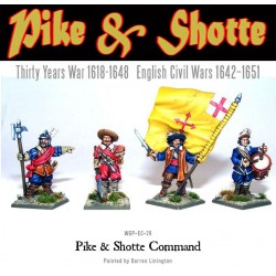 ECW Command 1 (4) 28mm Thirty Years War Pike & Shotte WARLORD GAMES