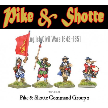 ECW Command 2 (4) 28mm Thirty Years War Pike & Shotte WARLORD GAMES