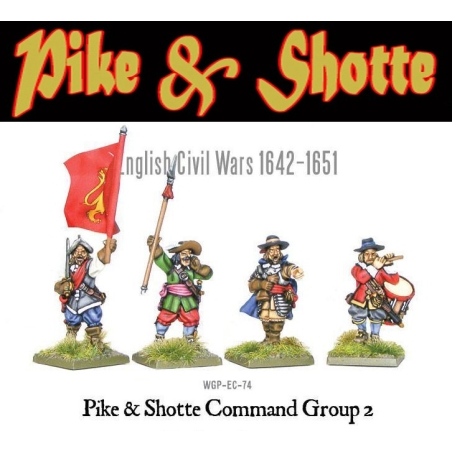 ECW Command 2 (4) 28mm Thirty Years War Pike & Shotte WARLORD GAMES